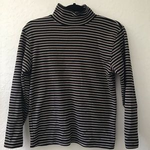 Black & Brown Turtle Neck ‘Ugly’ Sweater Top